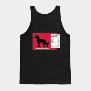 belgian malinois black Tank Top